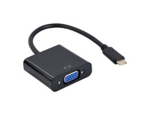 Cablexpert VGA | USB Type-C to VGA adapter cable | A-CM-VGAF-01 | 0.15 m | Black | USB Type-C