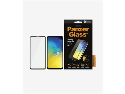 PanzerGlass | Samsung | Galaxy S10e | Glass | Black | Rounded edges 100% touch preservation | Case Friendly