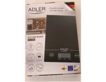 SALE OUT. Adler AD 3138 Kitchen scales, Capacity 5 kg , Big LCD Display, Auto-zero/Auto-off, Black Adler Kitchen scales Adler AD