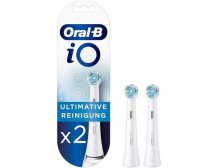 Oral-B | Cleaning Replaceable Toothbrush Heads | iO Refill Ultimate | Heads | For adults | Number of brush heads included 2 | Wh
