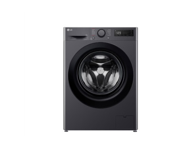 LG F2WR508S2M Washing machine, A, Front loading, Washing capacity 10 kg, Depth 56.5 cm, 1400 RPM, Middle Black | LG | Washing Ma