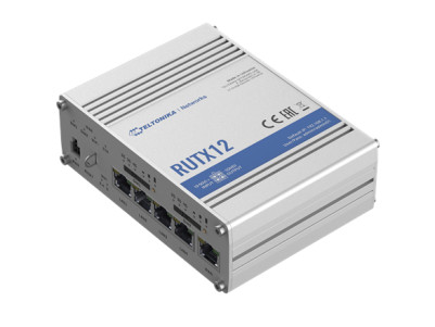 Dual LTE Cat 6 Router | RUTX12 | 802.11ac | 867 Mbit/s | 10/100/1000 Mbit/s | Ethernet LAN (RJ-45) ports 4 | Mesh Support No | M