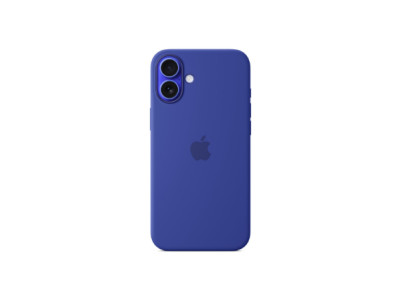 Apple iPhone 16 Plus Silicone Case with MagSafe - Ultramarine | Apple