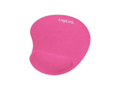 Logilink ID0027P Mouse Pad, Silcon Wrist, Pink | Logilink