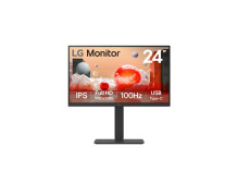 LG 24BA750-B | 23.8 " | IPS | FHD | 16:9 | 100 Hz | 5 ms | 1920 x 1080 pixels | 200 cd/m | HDMI ports quantity 1 | Black