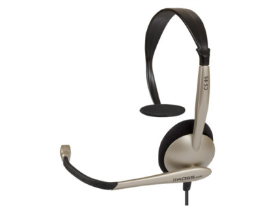 Koss | Headphones | CS95 | Wired | On-Ear | Microphone | Black/Gold
