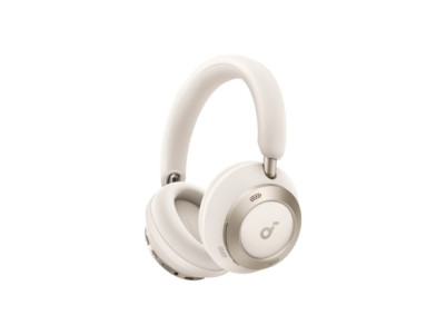 Anker Soundcore | Foldable Headphones | Space One Pro | Bluetooth | Over-ear | Microphone | Wireless | Cream White