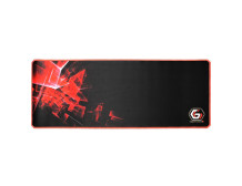 Gembird | Gaming mouse pad PRO, extra large | Black/Red