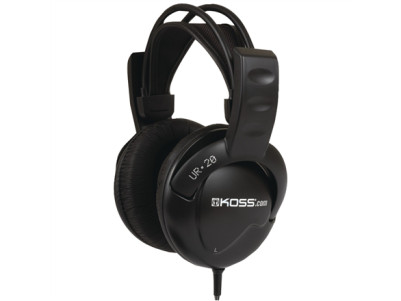 Koss | Headphones DJ Style | UR20 | Wired | On-Ear | Noise canceling | Black