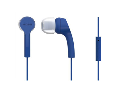 Koss | Headphones | KEB9iB | 3.5mm (1/8 inch) | In-ear | Microphone | Blue