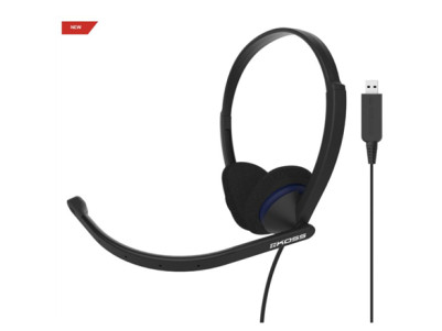 Koss | Headphones | CS200 USB | Wired | On-Ear | Microphone | Black