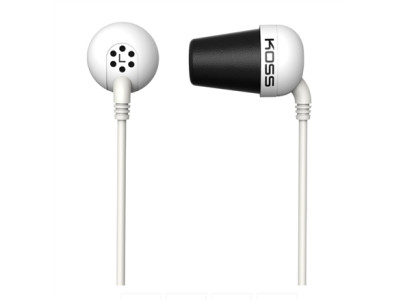 Koss | Plug | Wired | In-ear | Noise canceling | White