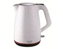 Adler | Kettle | AD 1277 | Standard | 2200 W | 1.7 L | Plastic | 360 rotational base | White