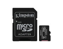 Kingston | Canvas Select Plus | UHS-I | 256 GB | MicroSDXC | Flash memory class 10 | SD Adapter