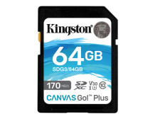 Kingston | Canvas Go! Plus | 64 GB | SD | Flash memory class 10