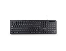 Gembird | Multimedia Keyboard | KB-MCH-04 | Multimedia | Wired | US | Black