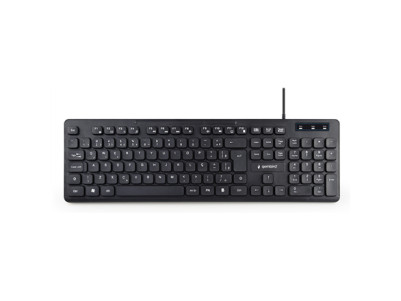 Gembird | Multimedia Keyboard | KB-MCH-04 | Multimedia | Wired | US | Black