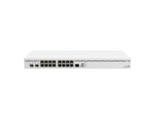 Mikrotik Cloud Core Router CCR2004-16G-2S+, 2x10G SFP+ ports, 16x Gigabit LAN ports, 1x RJ45 Serial port, 4 core CPU, 4 GB RAM, 