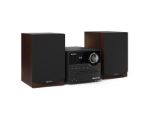 Sharp XL-B512(BR) Hi-Fi Micro System, CD/FM/USB/Bluetooth v5.0, 45W, Brown | Sharp | Hi-Fi Micro System | XL-B512(BR) | Brown | 