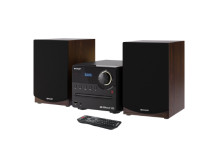 Sharp | Hi-Fi Micro System | XL-B517D(BR) | Brown | USB port | AUX in | Bluetooth | CD player | FM radio | Wireless connection