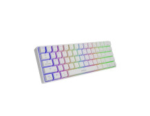 Genesis | THOR 660 RGB | White | Gaming keyboard | Wireless/Wired | RGB LED light | US | 1.5 m | Gateron Red Switch | Wireless c