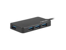 Natec | 4 Port Hub With USB 3.0 | Moth NHU-1342 | Black | 0.15 m