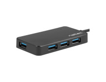 Natec USB 3.0 HUB, Silkworm, 4-Port, Black | Natec | 4 Port Hub With USB 3.0 | Silkworm NHU-1343 | Black | USB Type-C | 0.15 m