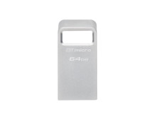 Kingston | USB 3.2 Flash Drive | DataTraveler micro | 64 GB | USB 3.2 | Silver