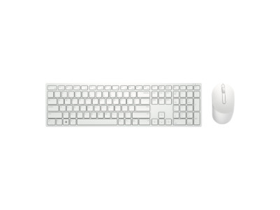 Dell | Keyboard and Mouse | KM5221W Pro | Keyboard and Mouse Set | Wireless | Mouse included | RU | White | 2.4 GHz