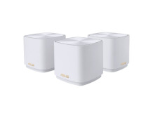 ZenWiFi XD4 Plus (W-3-PK) Wireless-AX1800 (3-pack) | 802.11ax | 1201+574 Mbit/s | 10/100/1000 Mbit/s | Ethernet LAN (RJ-45) port
