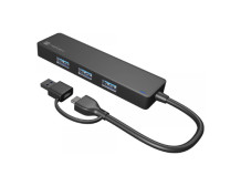 Natec USB 3.0 HUB, Mayfly, 4-Port, Black | Natec | USB 3.0 HUB, Mayfly, 4-Port | Moth NHU-1342 | Black | 0.15 m