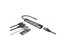 Natec | Multi-Port Adapter | Fowler Go | USB Type-C