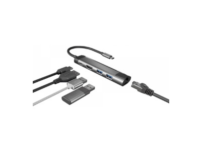 Natec | Multi-Port Adapter | Fowler Go | USB Type-C