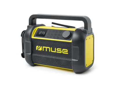 Muse | M-928 BTY | Radio Speaker | Waterproof | Bluetooth | Black/Yellow | Portable | Wireless connection