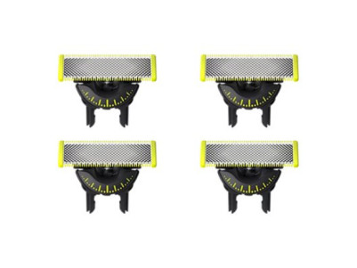 Philips | Replaceable Blade (4 pcs) | OneBlade QP440/50 | Black/Green