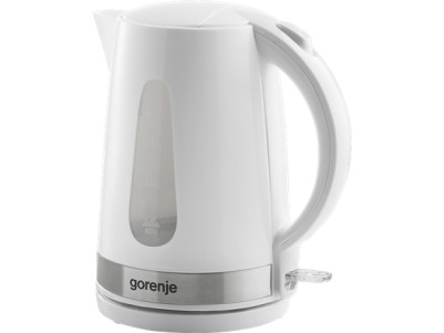 Gorenje | Kettle | K17WE | Electric | 2200 W | 1.7 L | Plastic + metal | 360 rotational base | White
