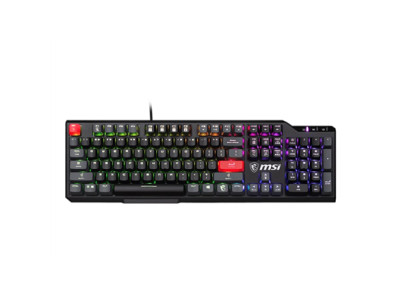 MSI | VIGOR GK41 DUSK LR US | Gaming keyboard | Wired | US | Black | Kailh Red