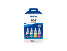 Epson 664 EcoTank 4-colour multipack | Epson C13T66464A | Epson 664 EcoTank 4-colour multipack | Ink tank | Black, yellow, cyan,