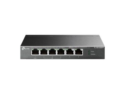 TP-LINK | 6-Port Gigabit Switch with 3-Port PoE+ and 1-Port PoE++ | TL-SG1006PP | Unmanaged | Desktop