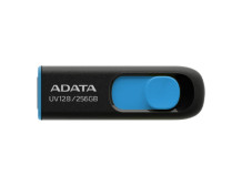 ADATA | USB Flash Drive | UV128 | 256 GB | USB 3.2 Gen1 | Black/Blue