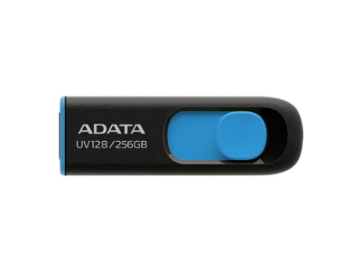ADATA | USB Flash Drive | UV128 | 256 GB | USB 3.2 Gen1 | Black/Blue