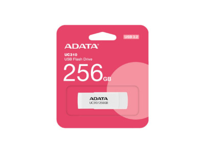 ADATA | USB Flash Drive | UC310 | 256 GB | USB 3.2 Gen1 | White