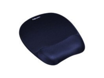 Fellowes | Foam mouse pad with wrist support | Mouse pad with wrist pillow | 202 x 235 x 25 mm | Sapphire