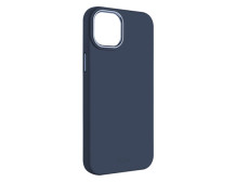 Fixed | MagFlow | Back cover | Apple | iPhone 15 Plus | Liquid silicon | Blue