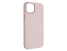 Fixed | MagFlow | Back cover | Apple | iPhone 15 Plus | Liquid silicon | Pink