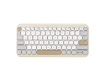Asus KW100 | Keyboard | Wireless | US | Oat Milk | Bluetooth