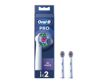 Oral-B | Replaceable Toothbrush Heads | PRO 3D White refill | Heads | Does not apply | Number of brush heads included 2