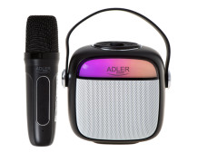 Adler Karaoke Speaker With Microphone | AD 1199B | Bluetooth | Black | Portable | Wireless connection