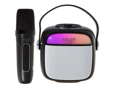 Adler Karaoke Speaker With Microphone | AD 1199B | Bluetooth | Black | Portable | Wireless connection
