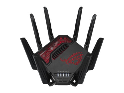 WiFi 7 Tri-band Gaming Router | ROG Rapture GT-BE19000 | 802.11ax | 10/100/1000 Mbit/s | Ethernet LAN (RJ-45) ports 1 | Mesh Sup